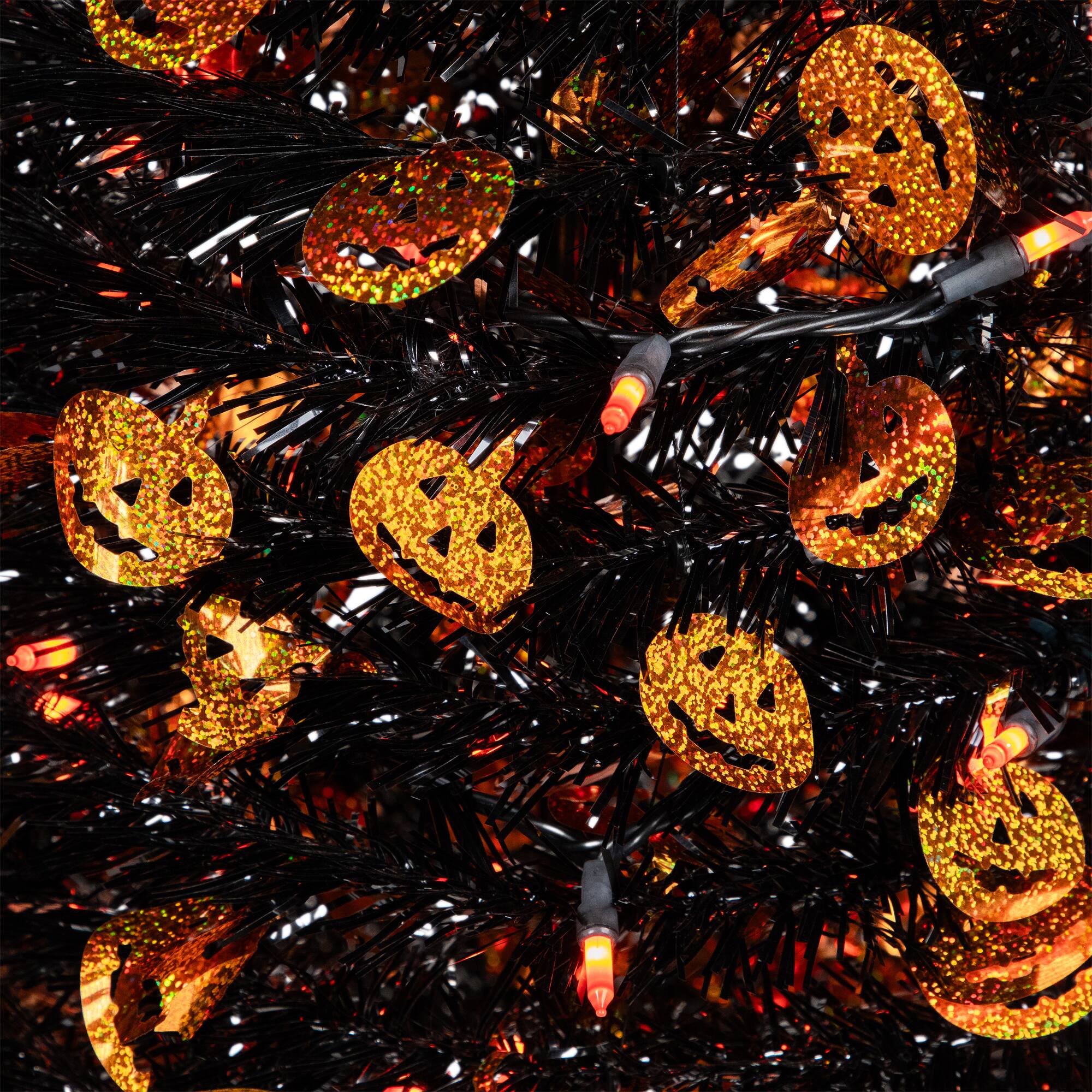 6ft. Fall Harvest Pop Up Artificial Thanksgiving Tree with Pumpkins